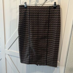 Mossimo Size 6 Pencil Skirt Brown/Black